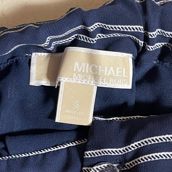 ๐ Michael Kors Striped Palazzo Pants โ Size Small - Picture 7 of 9